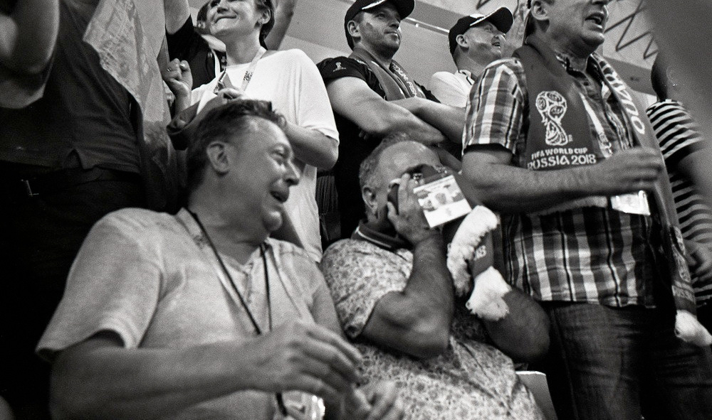 Чемпионат мира по футболу 2018. Сочи, ¼ финала Россия-Хорватия. Elena Nikitina. Photo Artist. Film photography. Prints