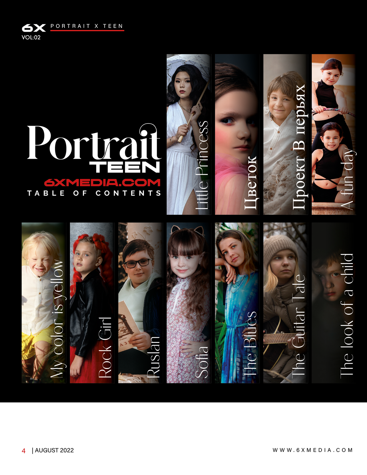 6X TEEN Portrait. Elena Nikitina. Photo Artist. Film photography. Prints