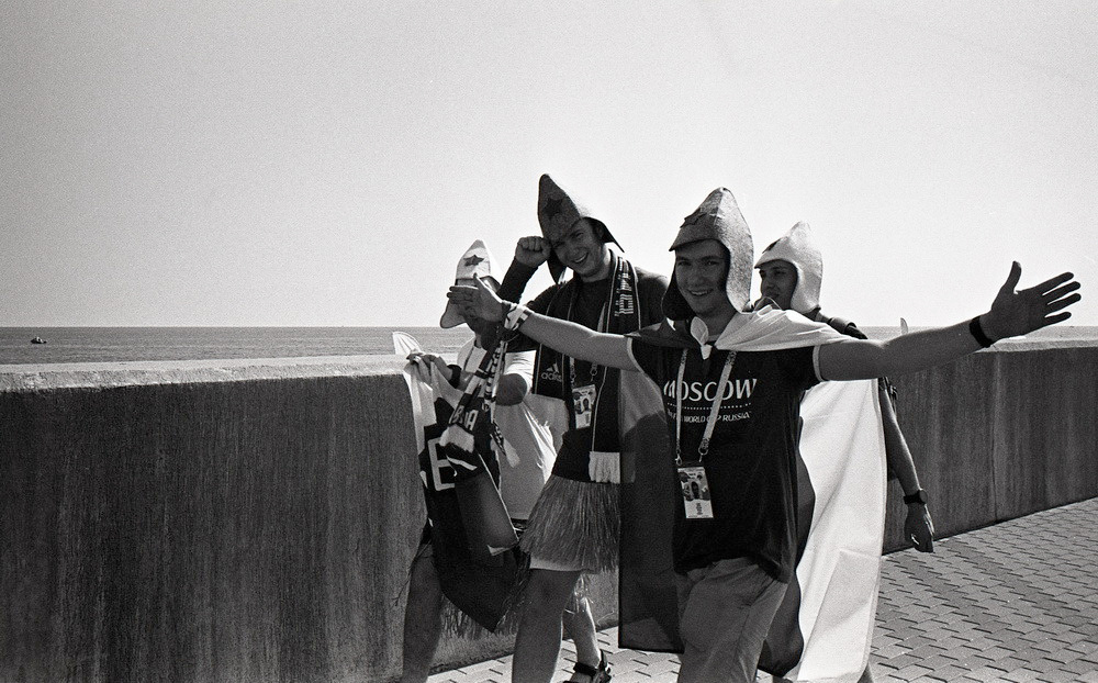 Чемпионат мира по футболу 2018. Сочи, ¼ финала Россия-Хорватия. Elena Nikitina. Photo Artist. Film photography. Prints