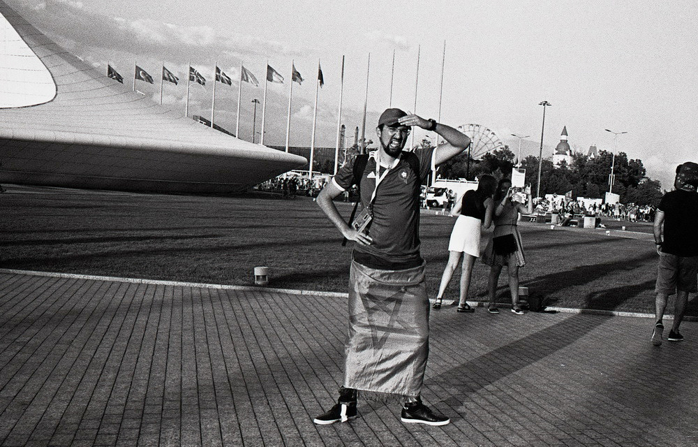 Чемпионат мира по футболу 2018. Сочи, ¼ финала Россия-Хорватия. Elena Nikitina. Photo Artist. Film photography. Prints