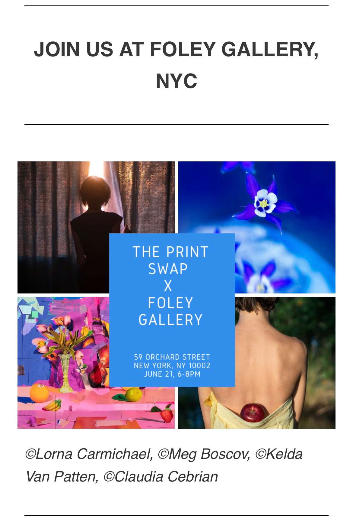 2021 The Print Swap. Елена Никитина. Фотохудожник. Пленочная фотография. Принты