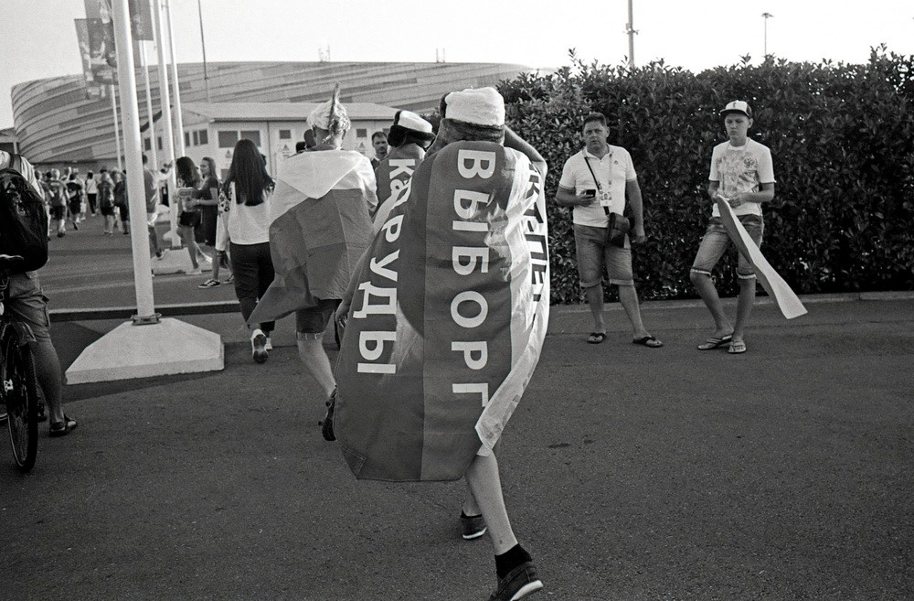 Чемпионат мира по футболу 2018. Сочи, ¼ финала Россия-Хорватия. Elena Nikitina. Photo Artist. Film photography. Prints