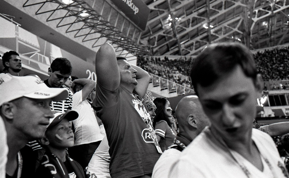 Чемпионат мира по футболу 2018. Сочи, ¼ финала Россия-Хорватия. Elena Nikitina. Photo Artist. Film photography. Prints