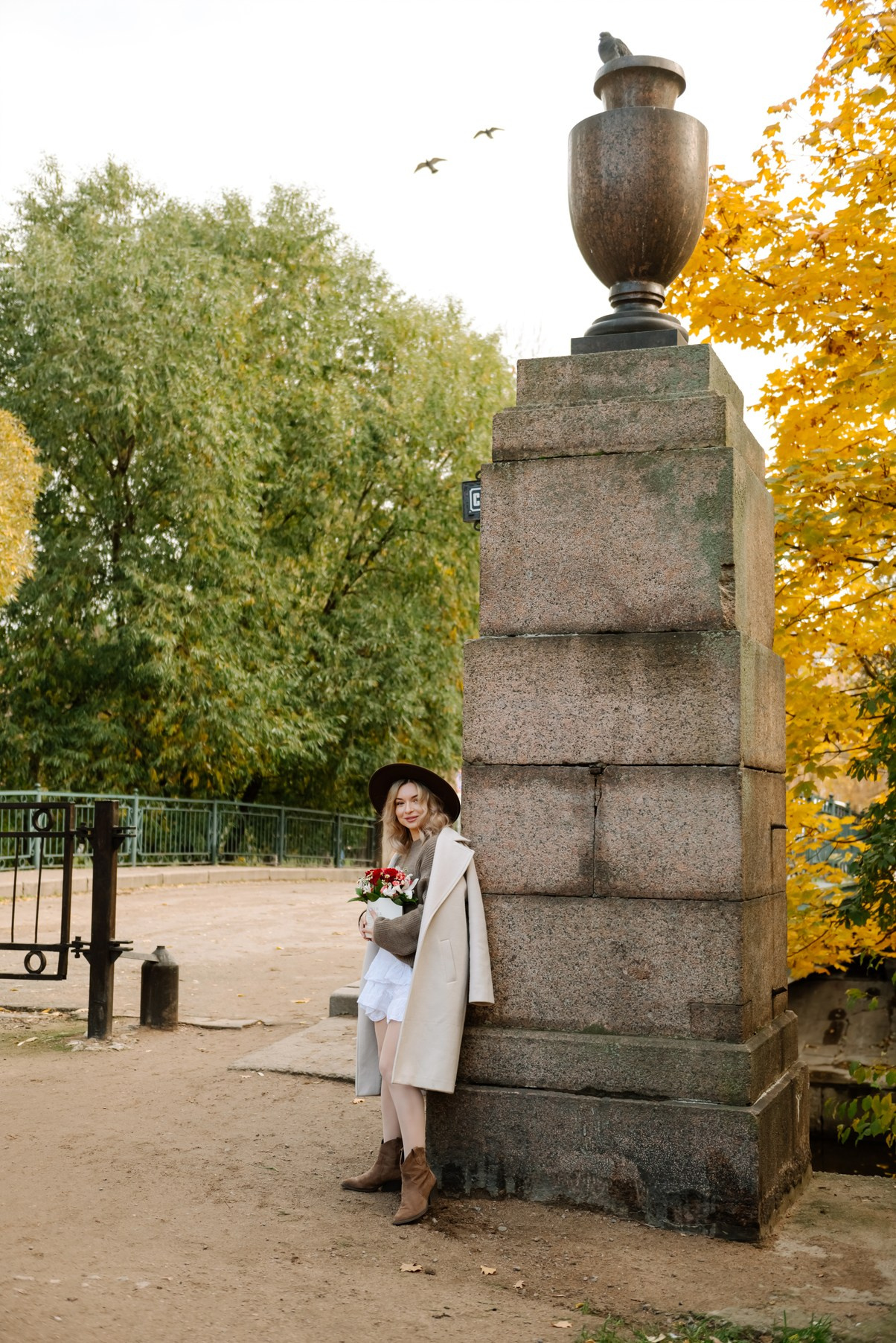 Осенняя фотосессия в Питере парк Екатерингоф. Свадебный и сеейный фотограф в Санкт-Петербурге Елена Худякова