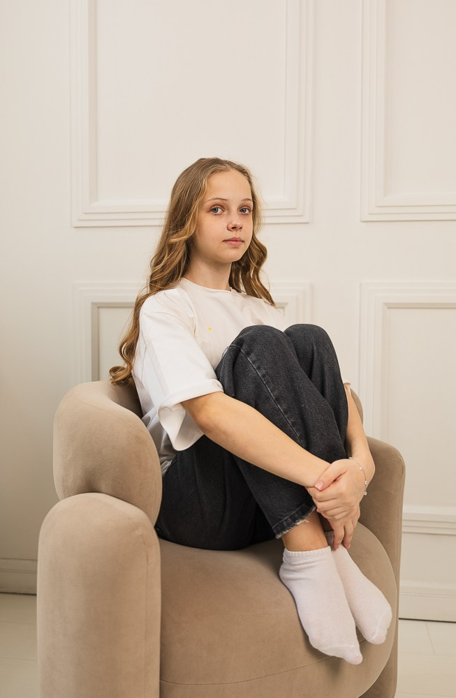 Индивидуальная съёмка в студии. Фотограф из Новосибирска Юрк Виктория