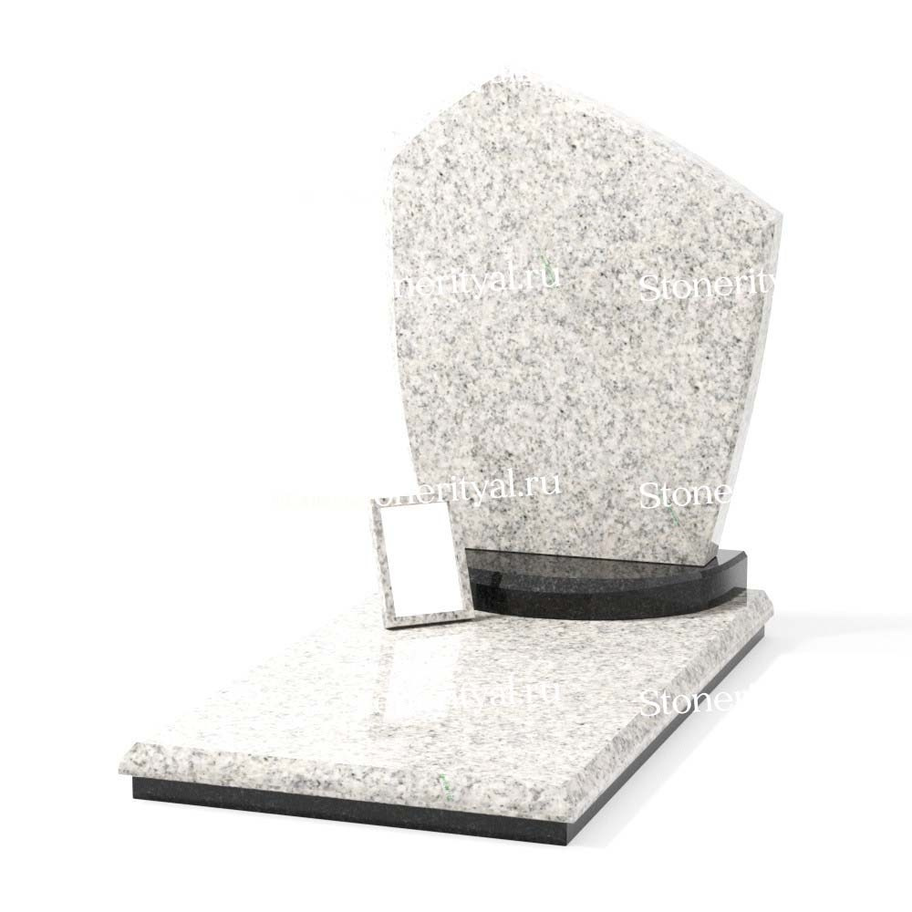 Комбинированные памятники на одного. Изготовление и установка памятников в Москве и МО