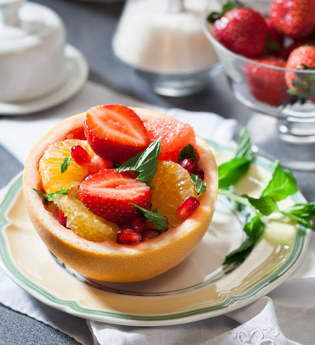 Фруктовый салат, съёмка для Ю.Высоцкой