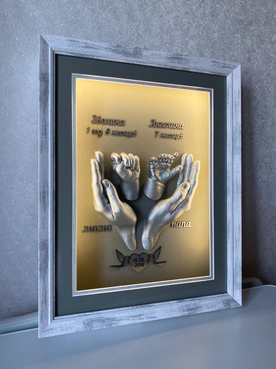 Детские слепки рук и ног в 2д и 3д формате Екатеринбург. ТОПовый фотограф новорожденных newborn и беременности, Екатеринбург
