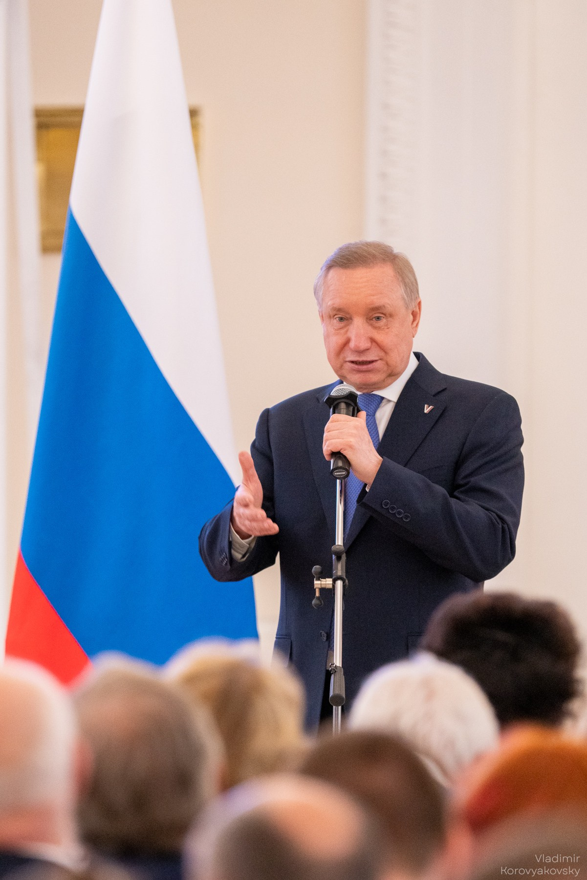 Награждение команды ПГУПС премиями Правительства Санкт-Петербурга. Фотограф Владимир Коровяковский