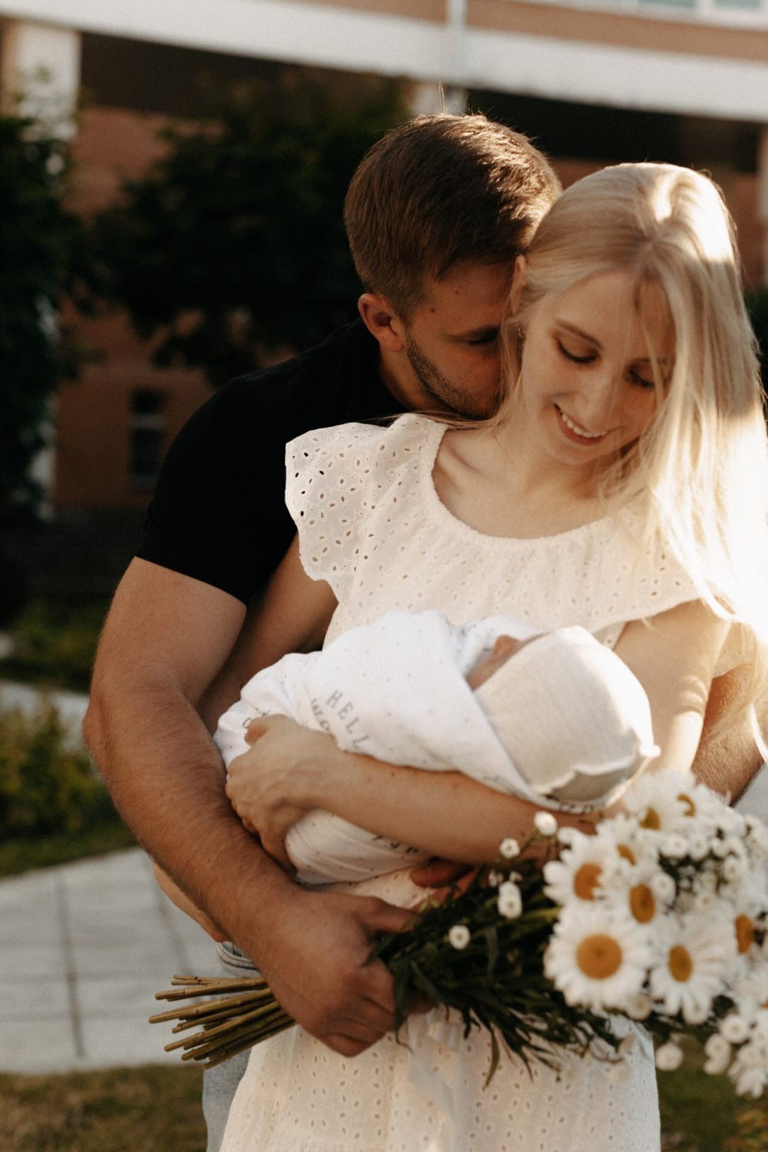 Выписка из Зеленоградского роддома. Свадебный и семейный фотограф Скрынник Светлана