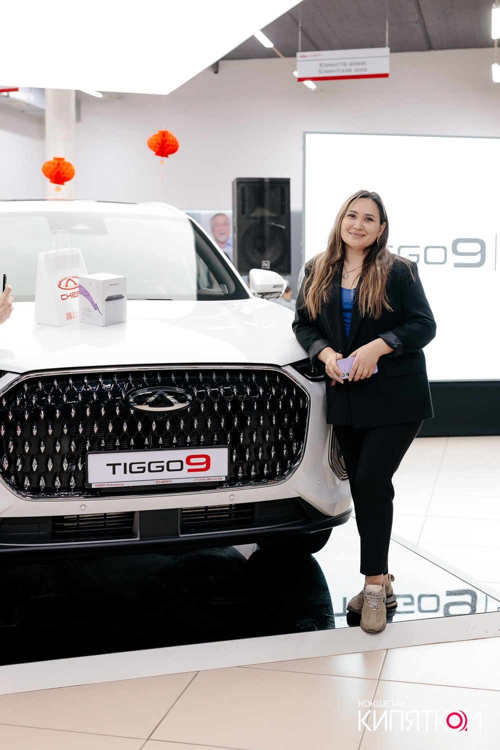 CHERY TIGGO 9. КИПЯТКОМ КОКШЕТАУ