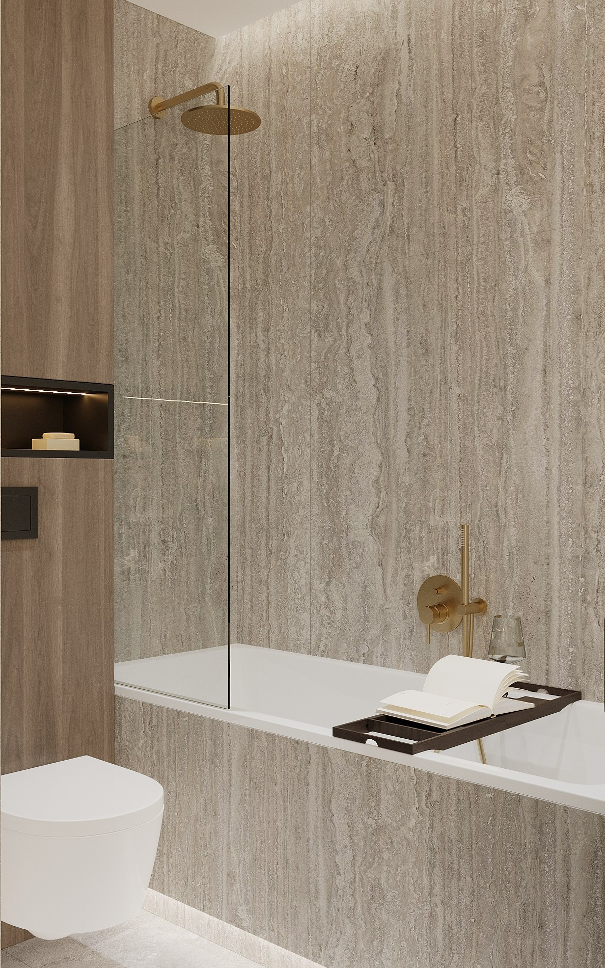 ЖК НОВАЯ БОРОВАЯ S60 м. кв. Дизайн интерьера TATA VOLK