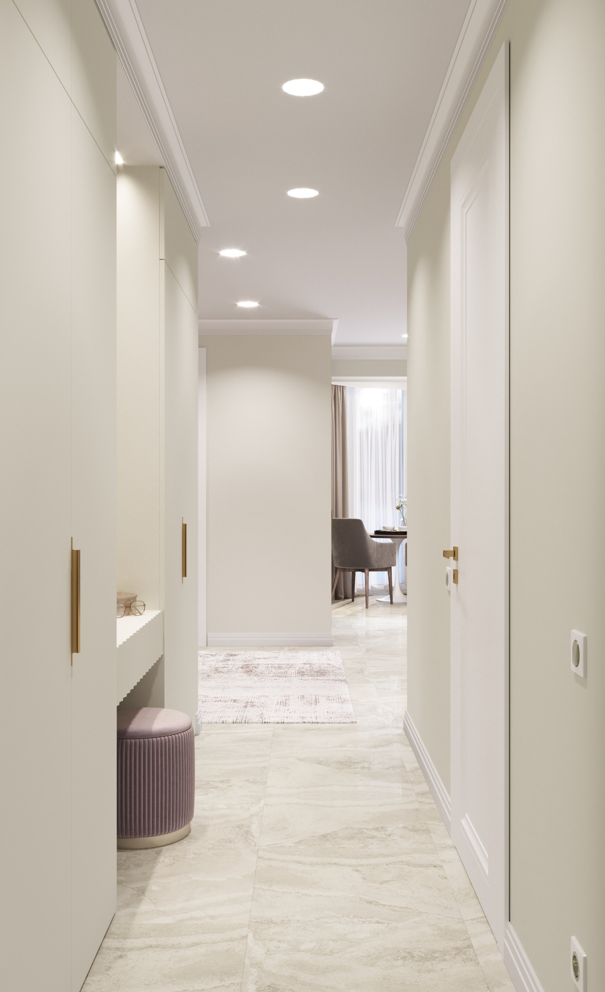 Монохромная однушка. Https://pokorskaya-design.ru/