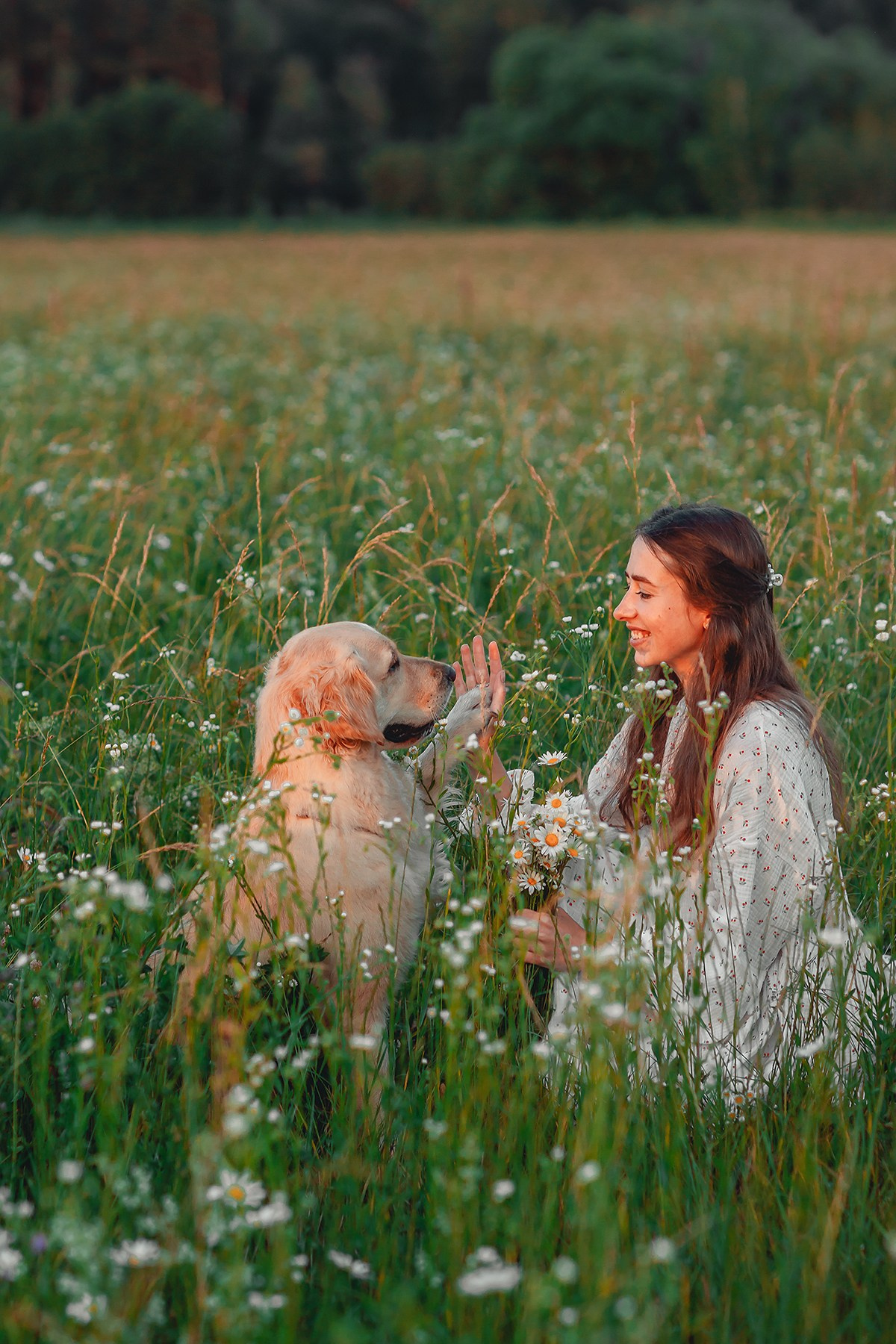 Марина и Чили. Семейный фотограф анималист Мария Крючкова