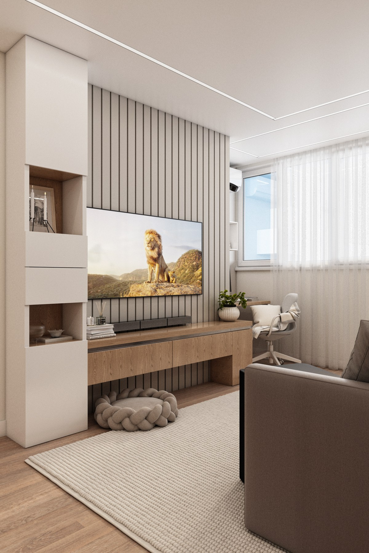 Простой и функциональный интерьер во вторичке. Дизайн-проекты жилых и общественных пространств во Владивостоке