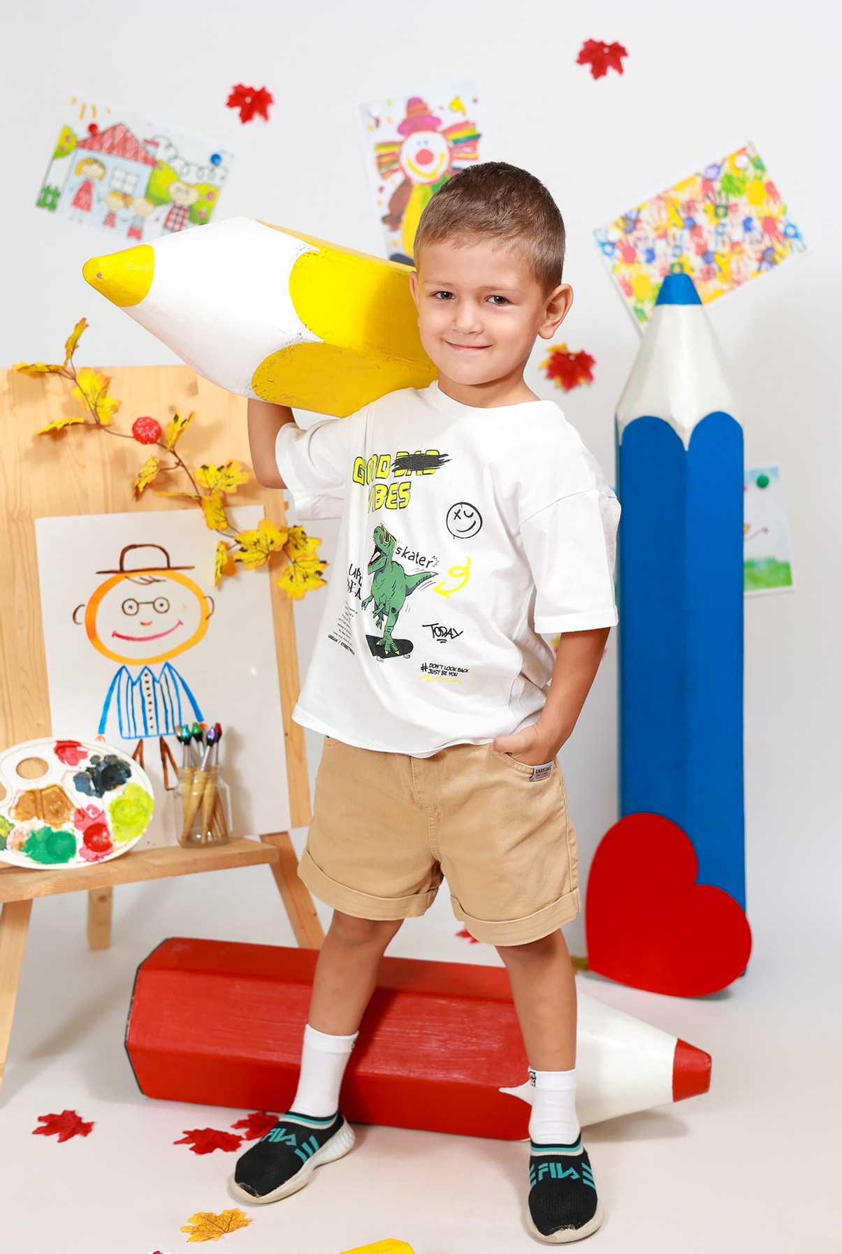 Краски осени. Выпускные альбомы в Иваново в детский сад и школу. Александр и Светлана Янкины