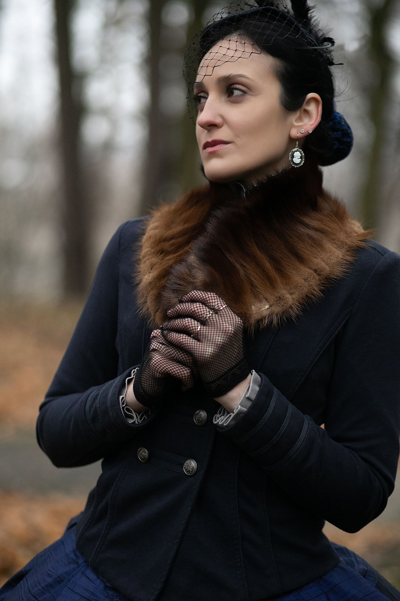 Мария. Прогулка. Художественная винтажная фотография