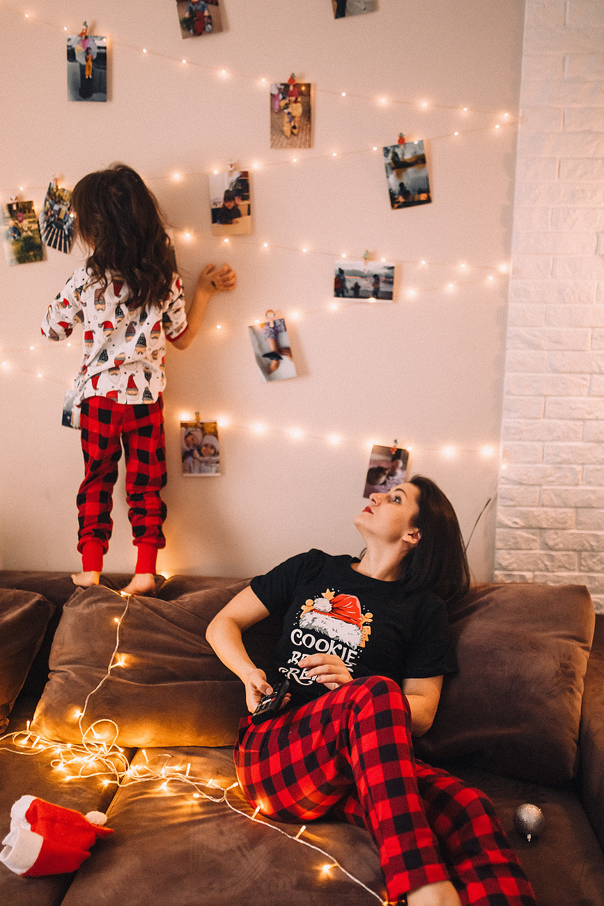 Домашняя новогодняя фотосессия [NEW]. Свадебный и семейный фотограф Москва Екатерина Верижникова