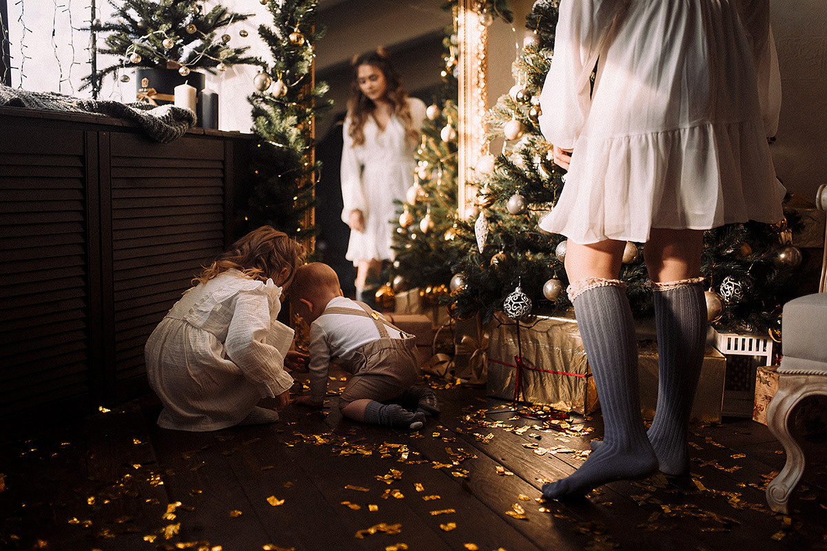 Семейная новогодняя [NEW]. Свадебный и семейный фотограф Москва Екатерина Верижникова