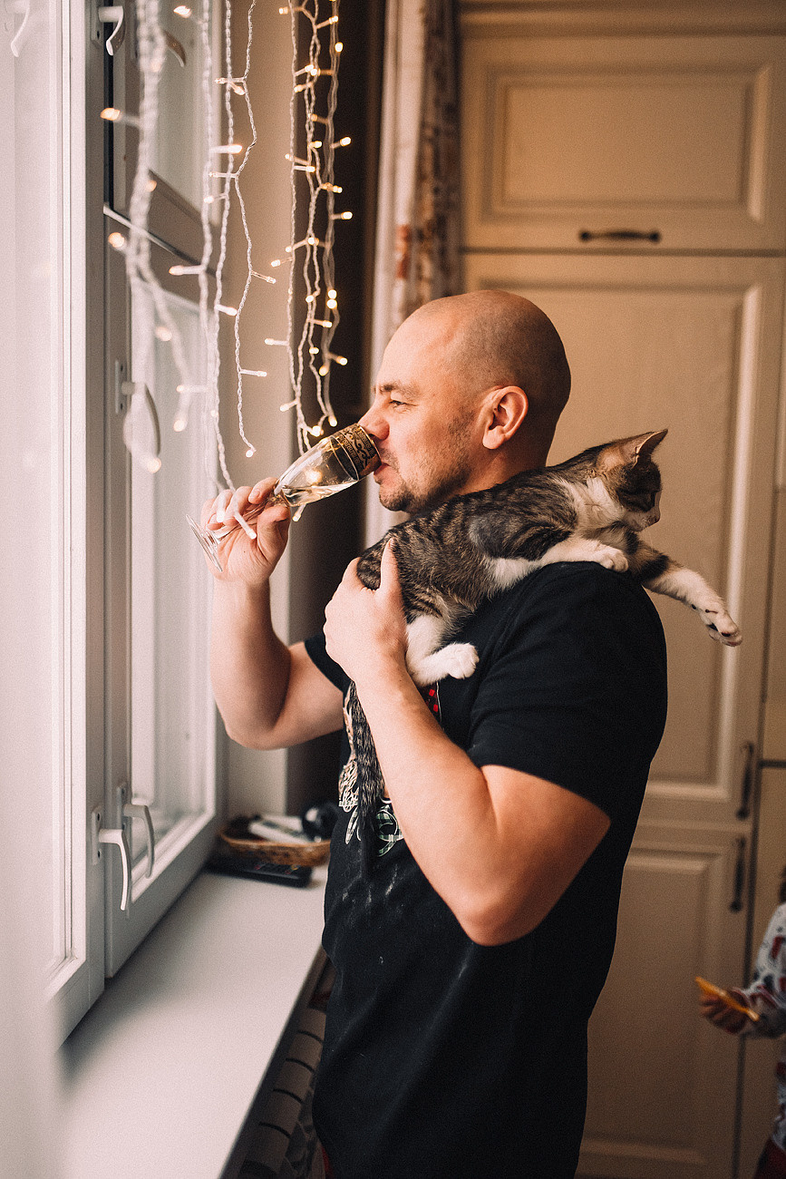 Домашняя новогодняя фотосессия [NEW]. Свадебный и семейный фотограф Москва Екатерина Верижникова