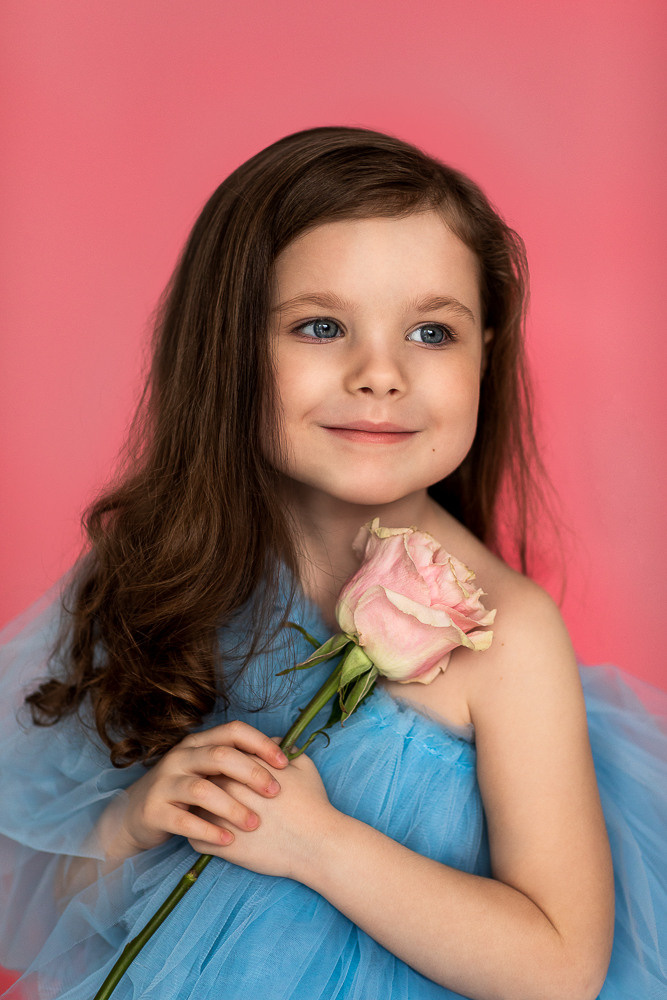 Портреты с живыми цветами. Семейный фотограф в Донецке Елена Горбатенко