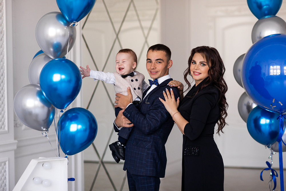 Первый годик. Семейный фотограф в Донецке Елена Горбатенко