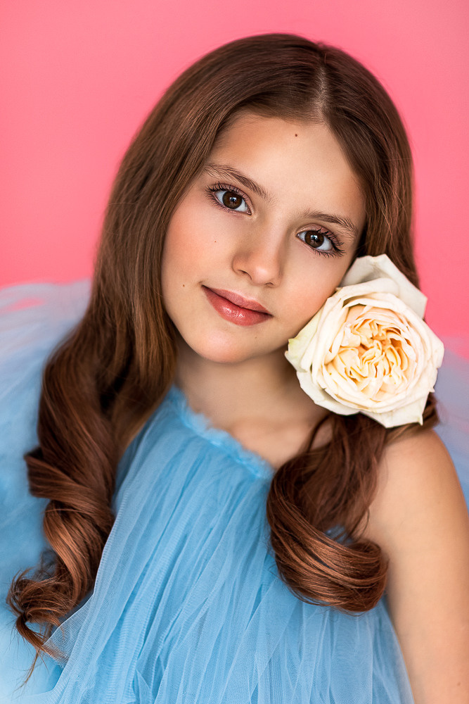 Портреты с живыми цветами. Семейный фотограф в Донецке Елена Горбатенко