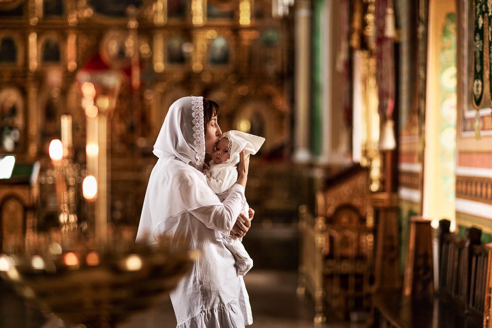 Крещение. Семейный фотограф в Донецке Елена Горбатенко