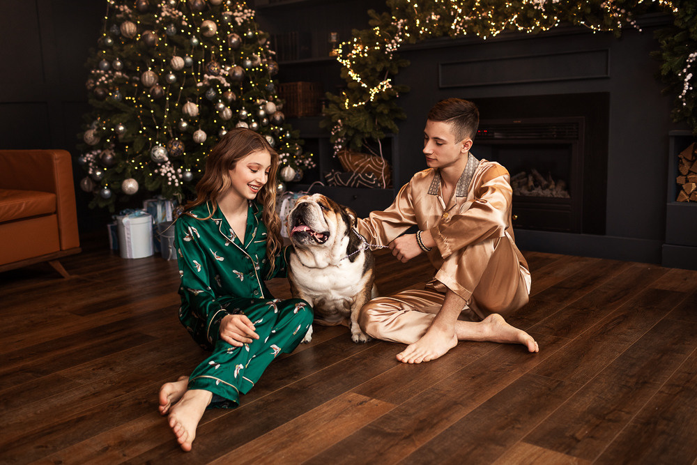 С щенками. Семейный фотограф в Донецке Елена Горбатенко