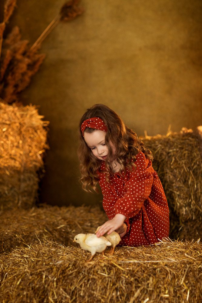 Пасхальные с цыплятами. Семейный фотограф в Донецке Елена Горбатенко