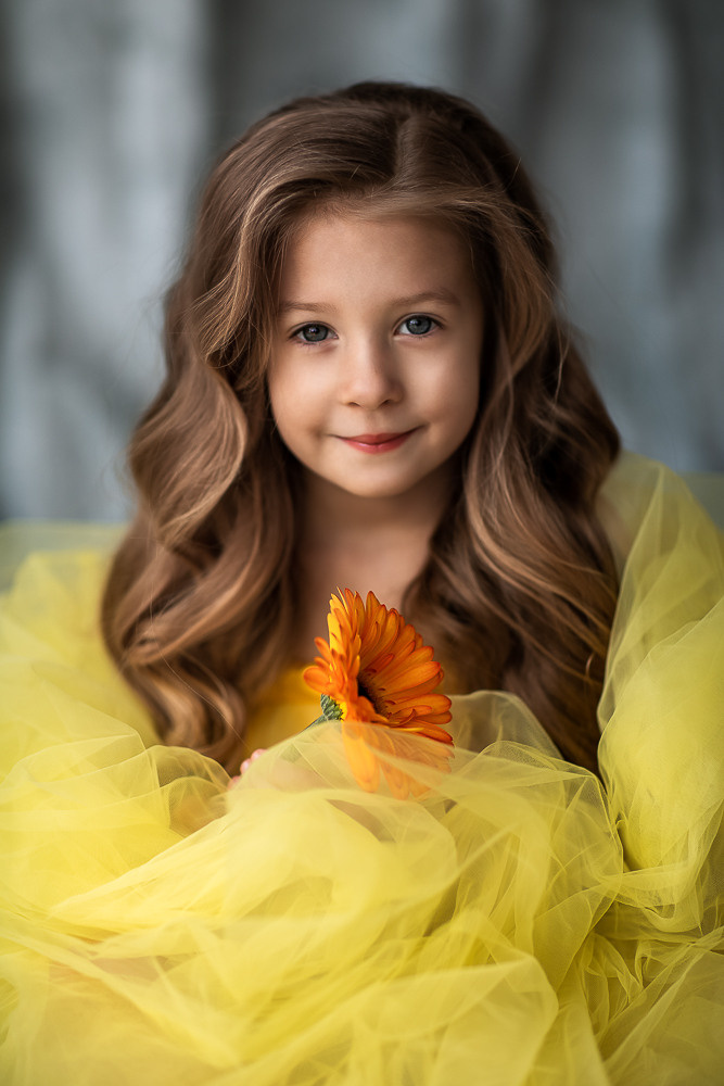 Портреты с живыми цветами. Семейный фотограф в Донецке Елена Горбатенко