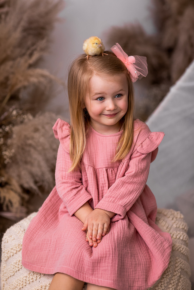 Пасхальные с цыплятами. Семейный фотограф в Донецке Елена Горбатенко