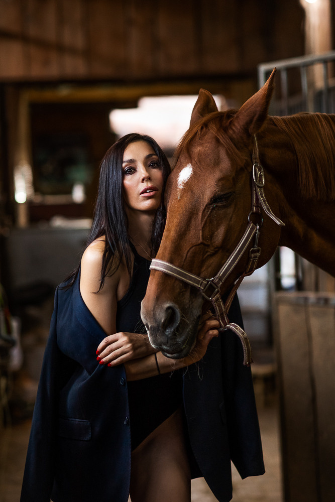 С лошадьми. Семейный фотограф в Донецке Елена Горбатенко