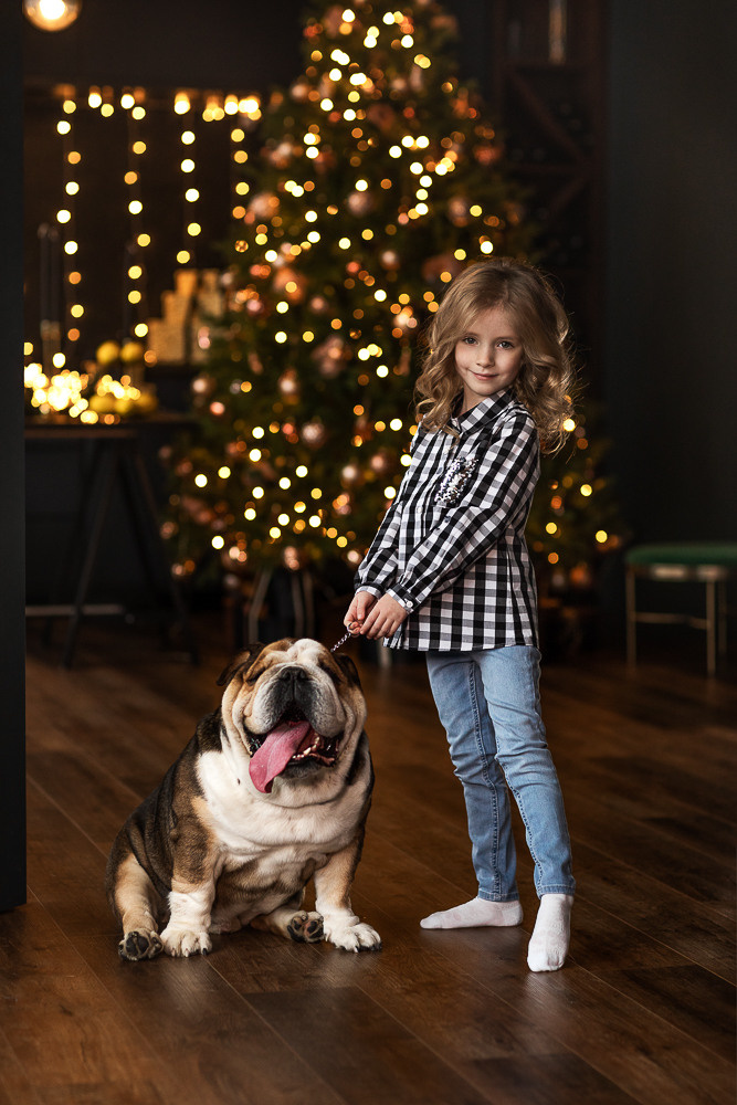 С щенками. Семейный фотограф в Донецке Елена Горбатенко