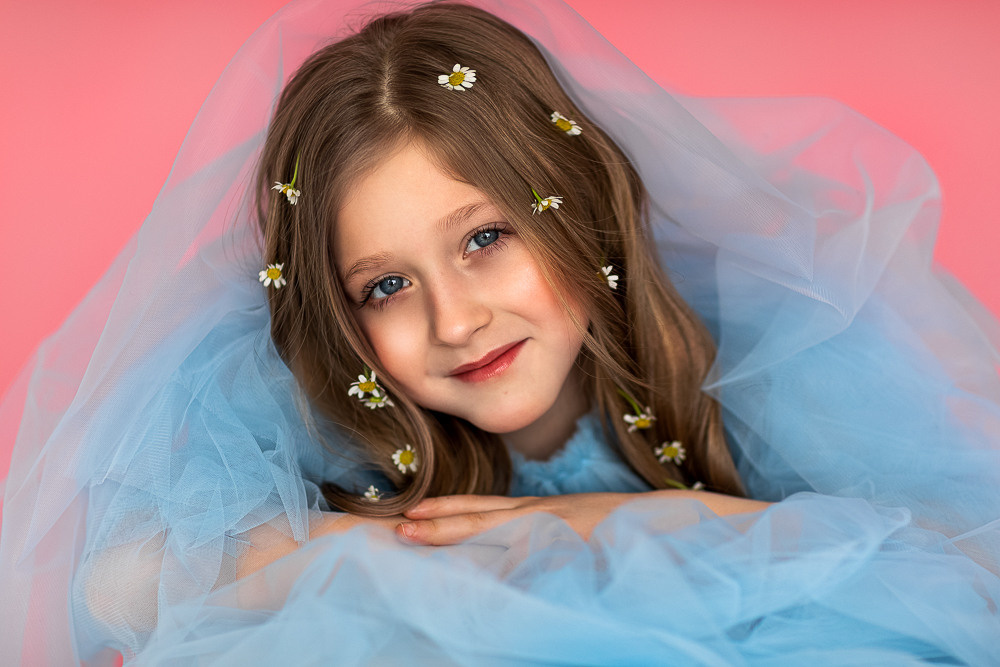 Портреты с живыми цветами. Семейный фотограф в Донецке Елена Горбатенко