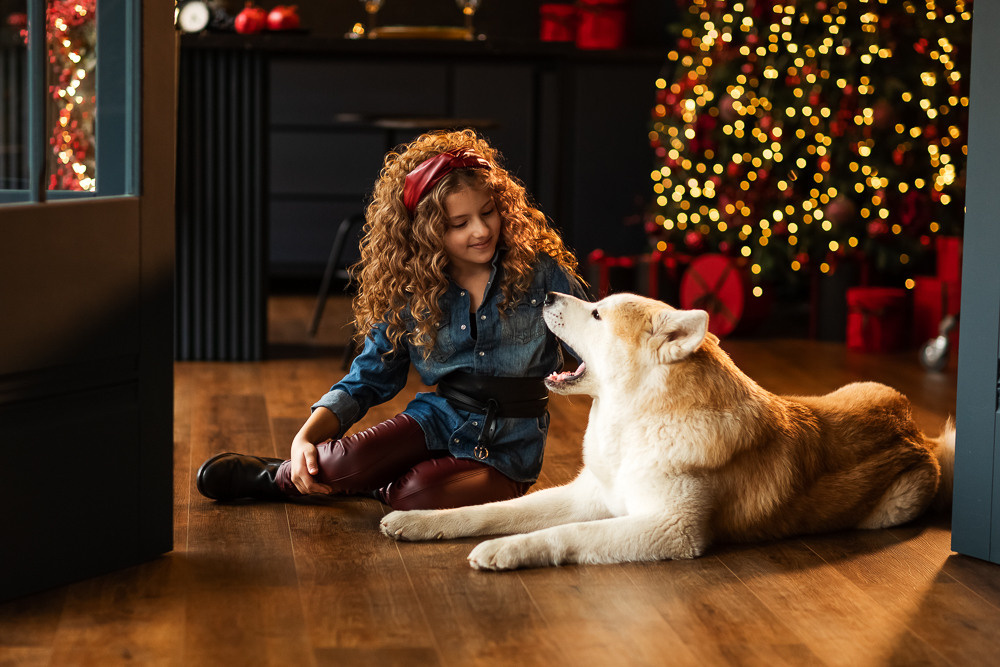 С щенками. Семейный фотограф в Донецке Елена Горбатенко