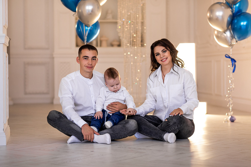 Первый годик. Семейный фотограф в Донецке Елена Горбатенко