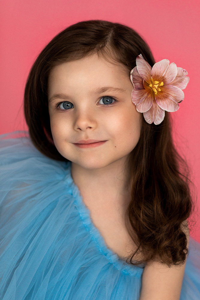 Портреты с живыми цветами. Семейный фотограф в Донецке Елена Горбатенко