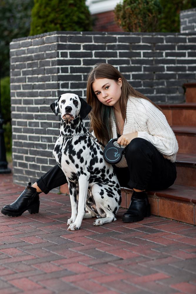 С щенками. Семейный фотограф в Донецке Елена Горбатенко