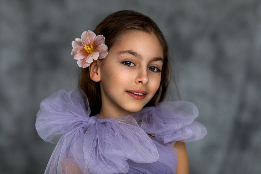 Портреты с живыми цветами. Семейный фотограф в Донецке Елена Горбатенко