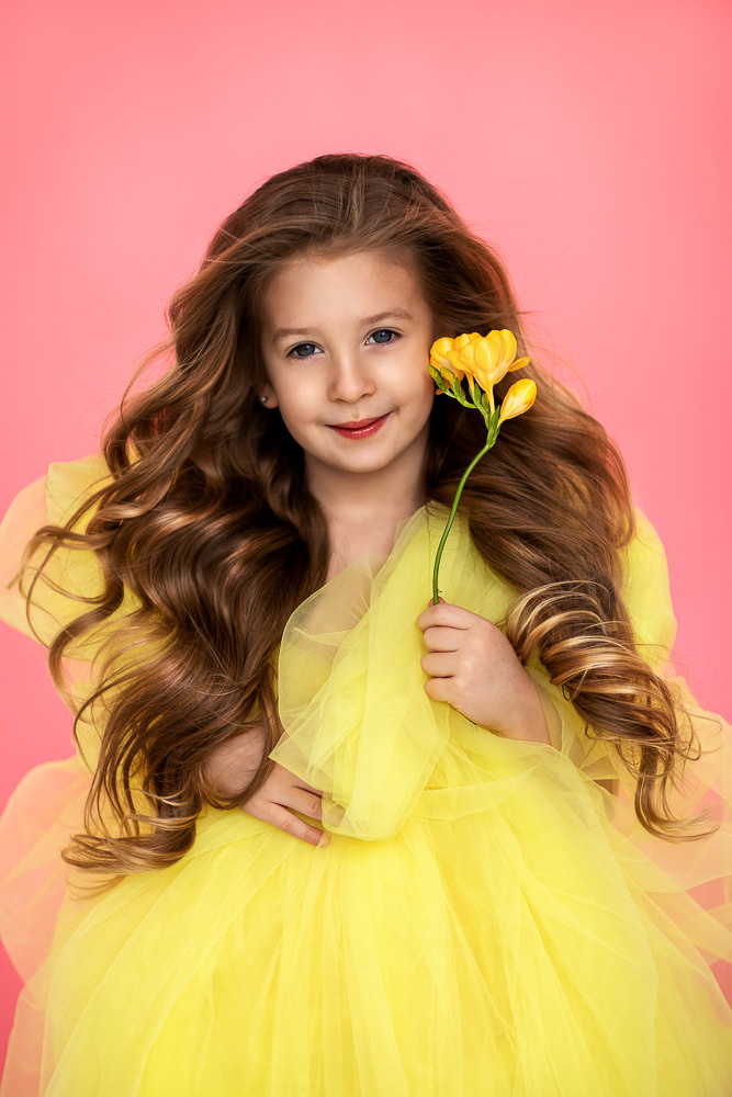 Портреты с живыми цветами. Семейный фотограф в Донецке Елена Горбатенко