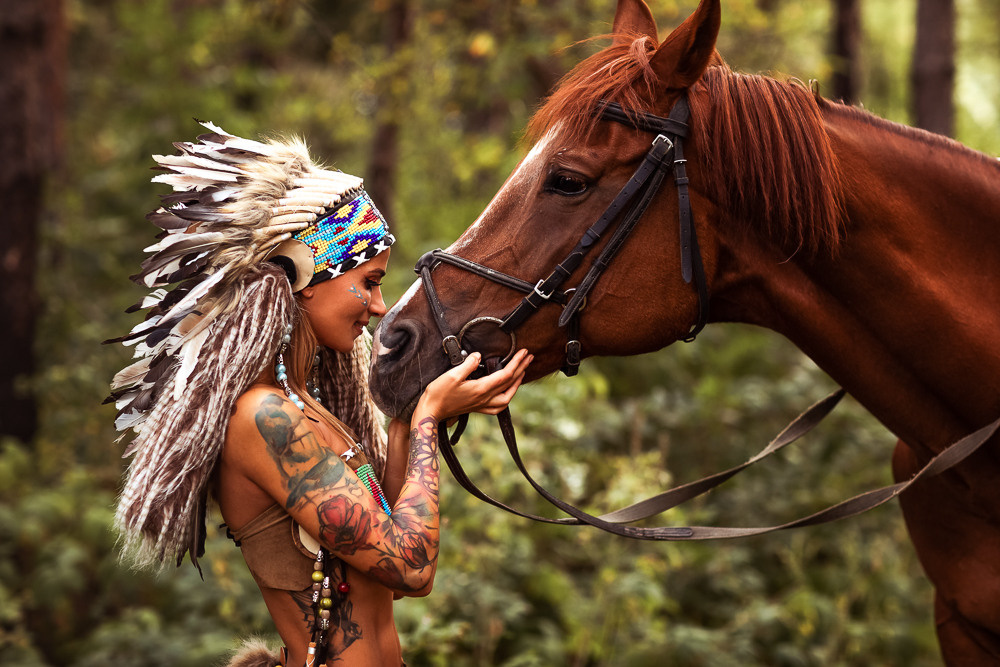 Индейцы. Семейный фотограф в Донецке Елена Горбатенко