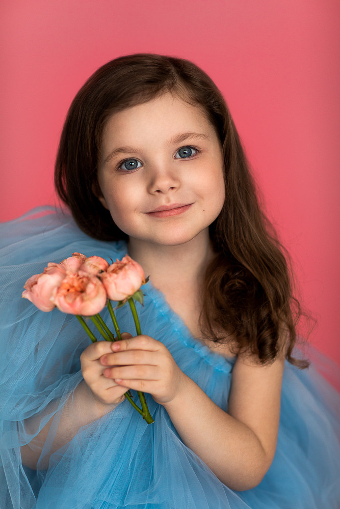 Портреты с живыми цветами. Семейный фотограф в Донецке Елена Горбатенко