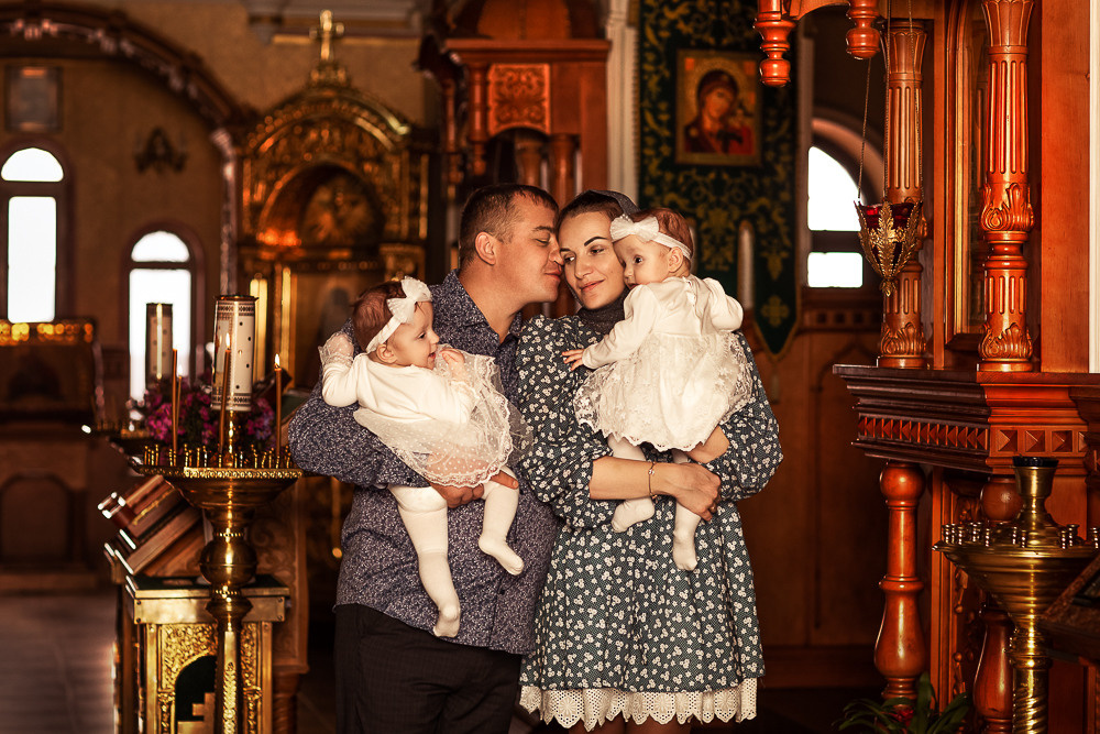 Крещение. Семейный фотограф в Донецке Елена Горбатенко