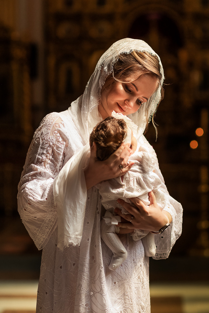 Крещение. Семейный фотограф в Донецке Елена Горбатенко