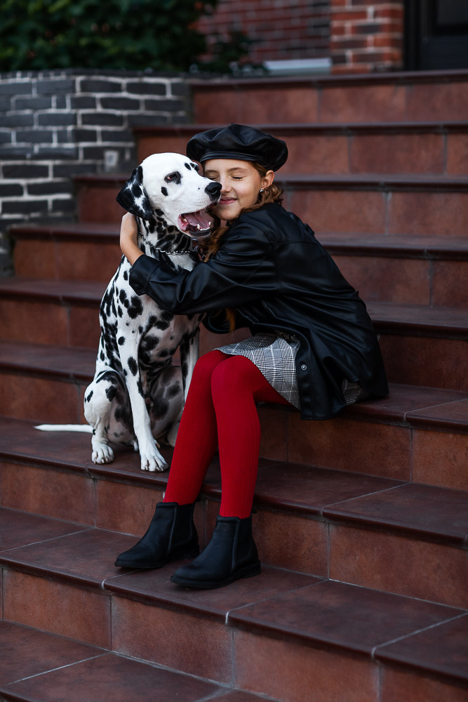 С щенками. Семейный фотограф в Донецке Елена Горбатенко