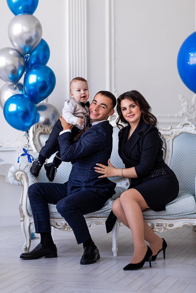 Первый годик. Семейный фотограф в Донецке Елена Горбатенко
