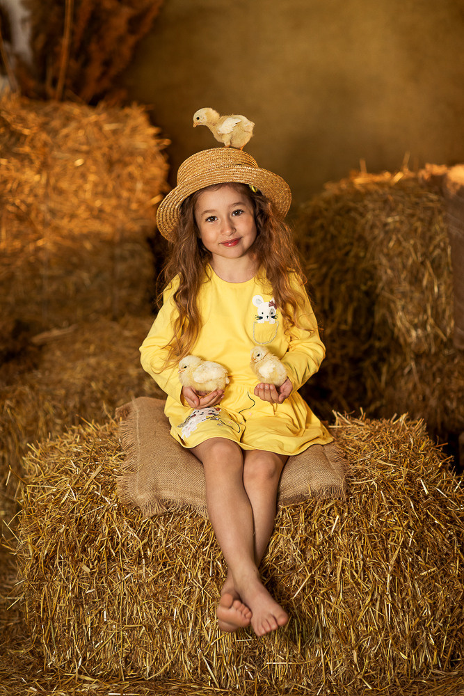 Пасхальные с цыплятами. Семейный фотограф в Донецке Елена Горбатенко