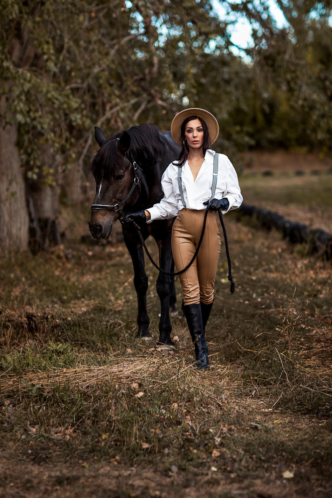 С лошадьми. Семейный фотограф в Донецке Елена Горбатенко