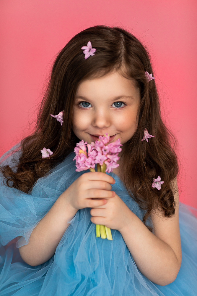 Портреты с живыми цветами. Семейный фотограф в Донецке Елена Горбатенко